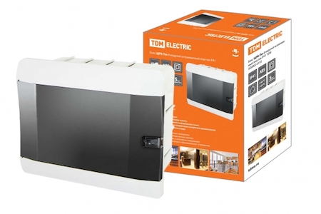 TDM ELECTRIC SQ0902-0103 Бокс ЩРВ-Пм-8 модулей встраиваемый пластик IP41 TDM